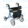 Andadera rollator de aluminio esmaltada deportiva - Andadera rollator - EM - MEDILANDIA | Tienda de productos y equipos médicos de calidad en México | Soluciones profesionales para clínicas, hospitales y consultorios.