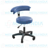 Banco giratorio neumático con ruedas con asiento y respaldo en “T” tapizados - Banco giratorio - MEDILANDIA - MEDILANDIA | Tienda de productos y equipos médicos de calidad en México | Soluciones profesionales para clínicas, hospitales y consultorios.