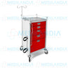 Carro para emergencias (carro rojo) - Carro rojo - MEDILANDIA - MEDILANDIA | Tienda de productos y equipos médicos de calidad en México | Soluciones profesionales para clínicas, hospitales y consultorios.
