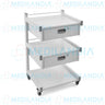 Carro porta equipo con 3 repisas y 2 cajones - Carro para portátil - MEDILANDIA - MEDILANDIA | Tienda de productos y equipos médicos de calidad en México | Soluciones profesionales para clínicas, hospitales y consultorios.