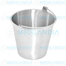 Cubeta acero inoxidable 12 L - Cubeta - MEDILANDIA - MEDILANDIA | Tienda de productos médicos