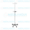 Porta sueros (venoclisis) con base pesada de fierro fundido quíntuple y agarradera perimetral - Porta sueros - MEDILANDIA - MEDILANDIA | Tienda de productos y equipos médicos de calidad en México | Soluciones profesionales para clínicas, hospitales y consultorios.