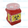 Recolector para punzo cortantes de 1.70 Lts. - Recolector de punzocortantes - MEDILANDIA - MEDILANDIA | Tienda de productos y equipos médicos de calidad en México | Soluciones profesionales para clínicas, hospitales y consultorios.