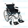 Silla de ruedas de aluminio con asiento de 48.26 cm / 19” con descansa brazos costos abatibles y descansa pies desmontables - Silla de ruedas - EM - MEDILANDIA | Tienda de productos y equipos médicos de calidad en México | Soluciones profesionales para clínicas, hospitales y consultorios.