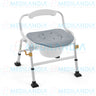 Silla ducha de aluminio con cómodo plegable