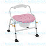 Silla ducha de aluminio con cómodo plegable