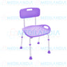 Silla para ducha con respaldo