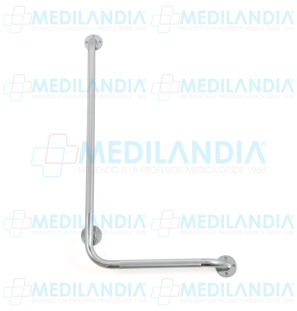 Agarradera para baño en escuadra derecha - Agarradera para baño - 2CARE - MEDILANDIA | Tienda de productos y equipos médicos de calidad en México | Soluciones profesionales para clínicas, hospitales y consultorios.