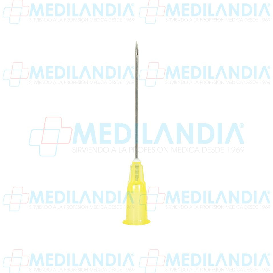 Aguja hipodérmica desechable caja con 100 piezas - Aguja hipodermica - DL - MEDILANDIA | Tienda de productos y equipos médicos de calidad en México | Soluciones profesionales para clínicas, hospitales y consultorios.