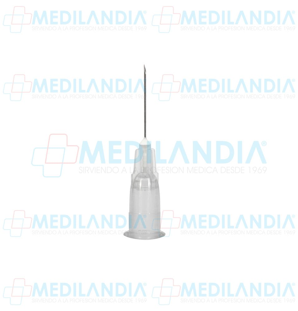 Aguja hipodérmica desechable caja con 100 piezas - Aguja hipodermica - DL - MEDILANDIA | Tienda de productos y equipos médicos de calidad en México | Soluciones profesionales para clínicas, hospitales y consultorios.