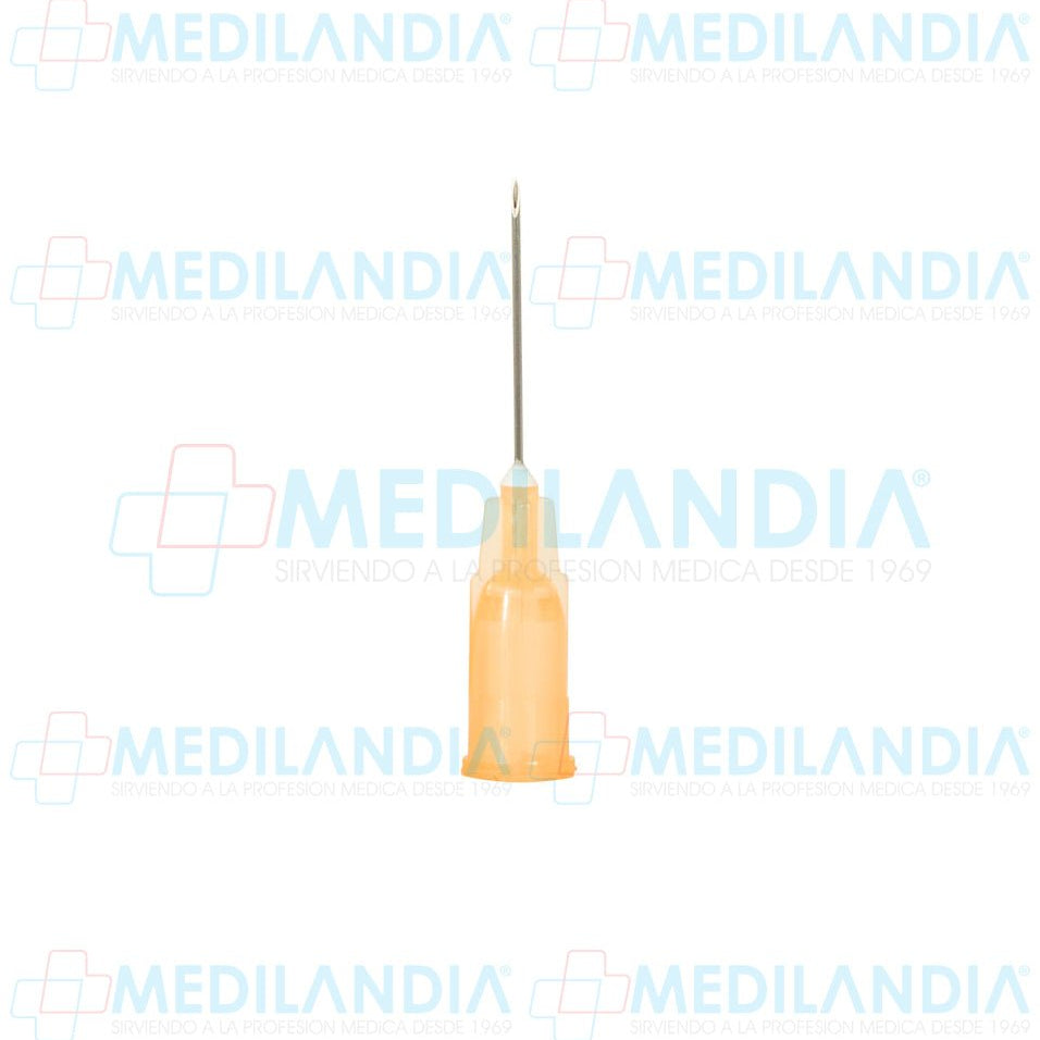 Aguja hipodérmica desechable caja con 100 piezas - Aguja hipodermica - DL - MEDILANDIA | Tienda de productos y equipos médicos de calidad en México | Soluciones profesionales para clínicas, hospitales y consultorios.