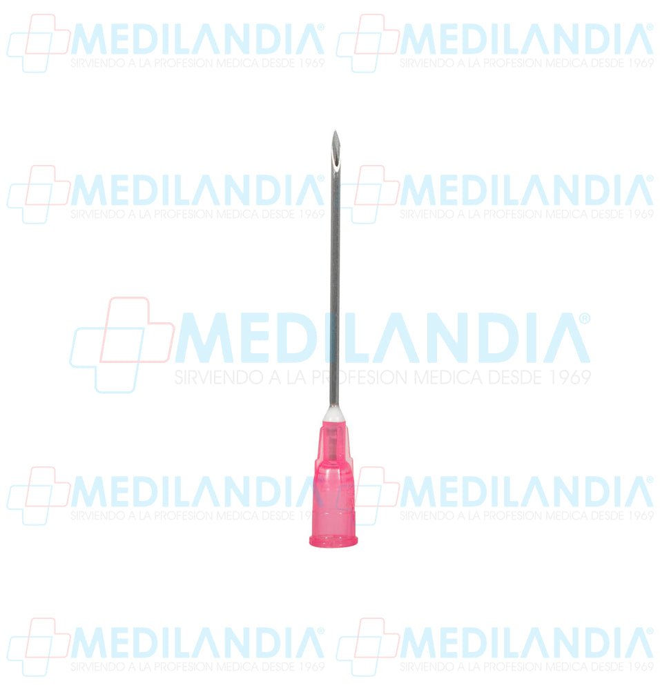 Aguja hipodérmica desechable caja con 100 piezas - Aguja hipodermica - DL - MEDILANDIA | Tienda de productos y equipos médicos de calidad en México | Soluciones profesionales para clínicas, hospitales y consultorios.