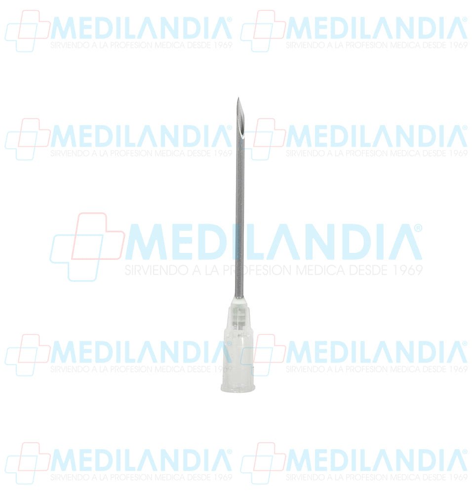 Aguja hipodérmica desechable caja con 100 piezas - Aguja hipodermica - DL - MEDILANDIA | Tienda de productos y equipos médicos de calidad en México | Soluciones profesionales para clínicas, hospitales y consultorios.