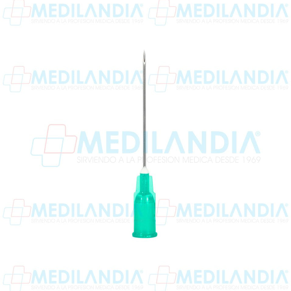 Aguja hipodérmica desechable caja con 100 piezas - Aguja hipodermica - DL - MEDILANDIA | Tienda de productos y equipos médicos de calidad en México | Soluciones profesionales para clínicas, hospitales y consultorios.
