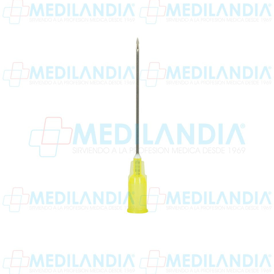 Aguja hipodérmica desechable caja con 100 piezas - Aguja hipodermica - DL - MEDILANDIA | Tienda de productos y equipos médicos de calidad en México | Soluciones profesionales para clínicas, hospitales y consultorios.