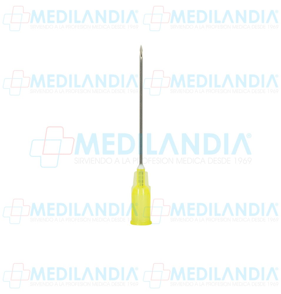 Aguja hipodérmica desechable caja con 100 piezas - Aguja hipodermica - DL - MEDILANDIA | Tienda de productos y equipos médicos de calidad en México | Soluciones profesionales para clínicas, hospitales y consultorios.