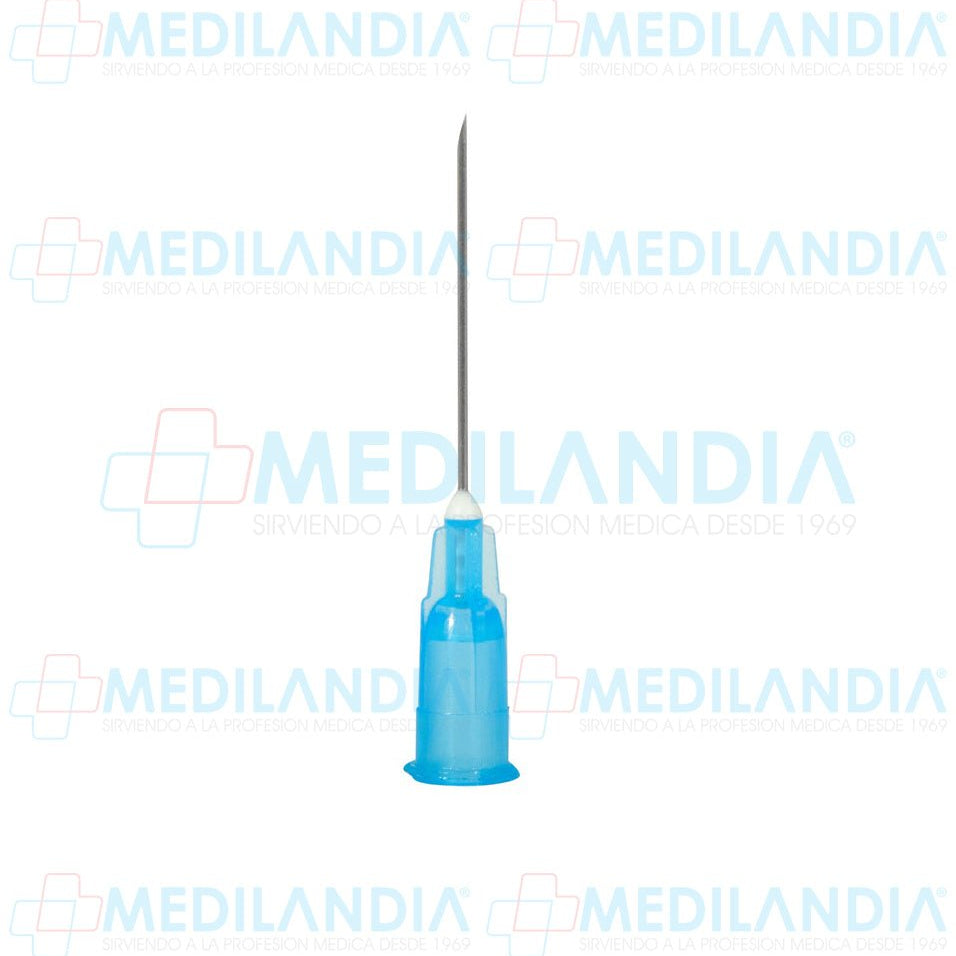 Aguja hipodérmica desechable caja con 100 piezas - Aguja hipodermica - DL - MEDILANDIA | Tienda de productos y equipos médicos de calidad en México | Soluciones profesionales para clínicas, hospitales y consultorios.