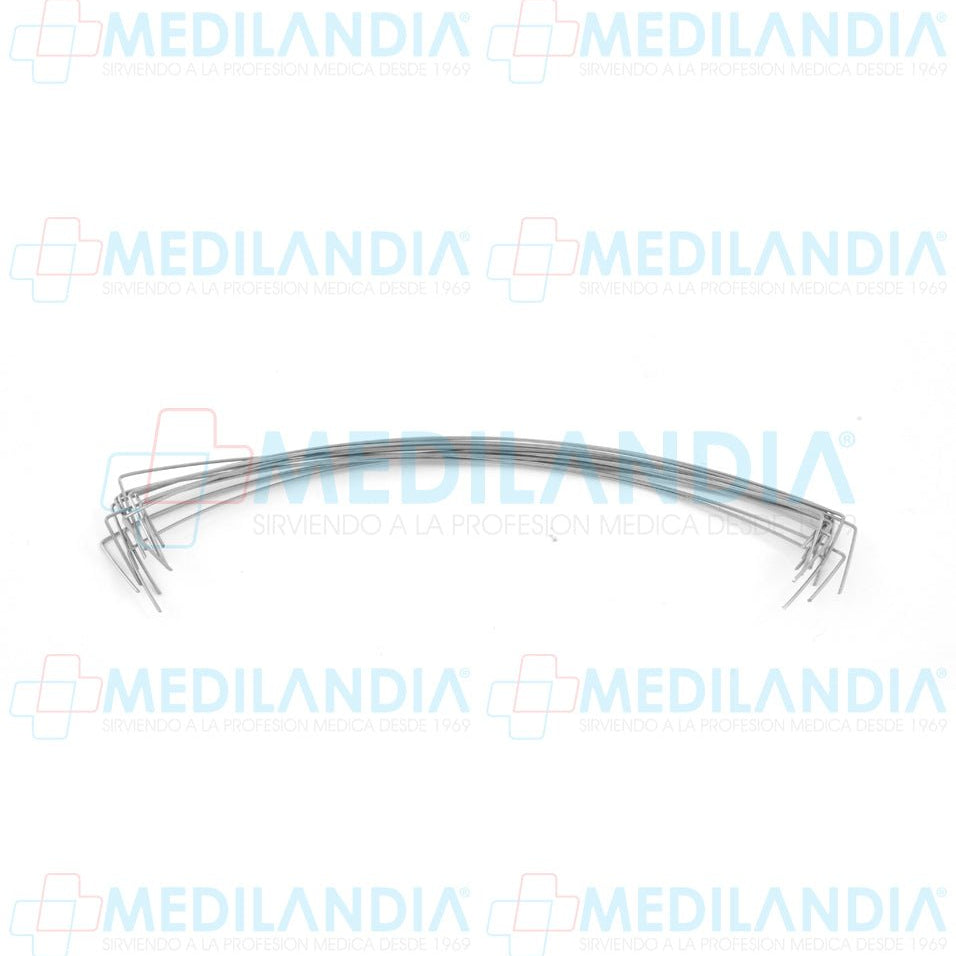 Alambre para asa amigdalina precortado a 4 pulgadas (10.2 cm) aero inoxidable extremos doblados Miltex - Asa - MILTEX- MEDILANDIA | Tienda de productos y equipos médicos de calidad en México | Soluciones profesionales para clínicas, hospitales y consultorios.