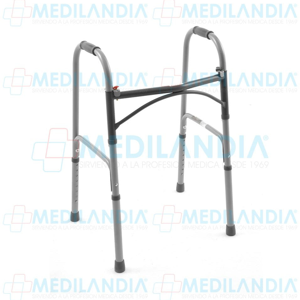 Andadera plegable con 2 botones de aluminio esmaltado - Andadera - SPEEDY - MEDILANDIA | Tienda de productos y equipos médicos de calidad en México | Soluciones profesionales para clínicas, hospitales y consultorios.