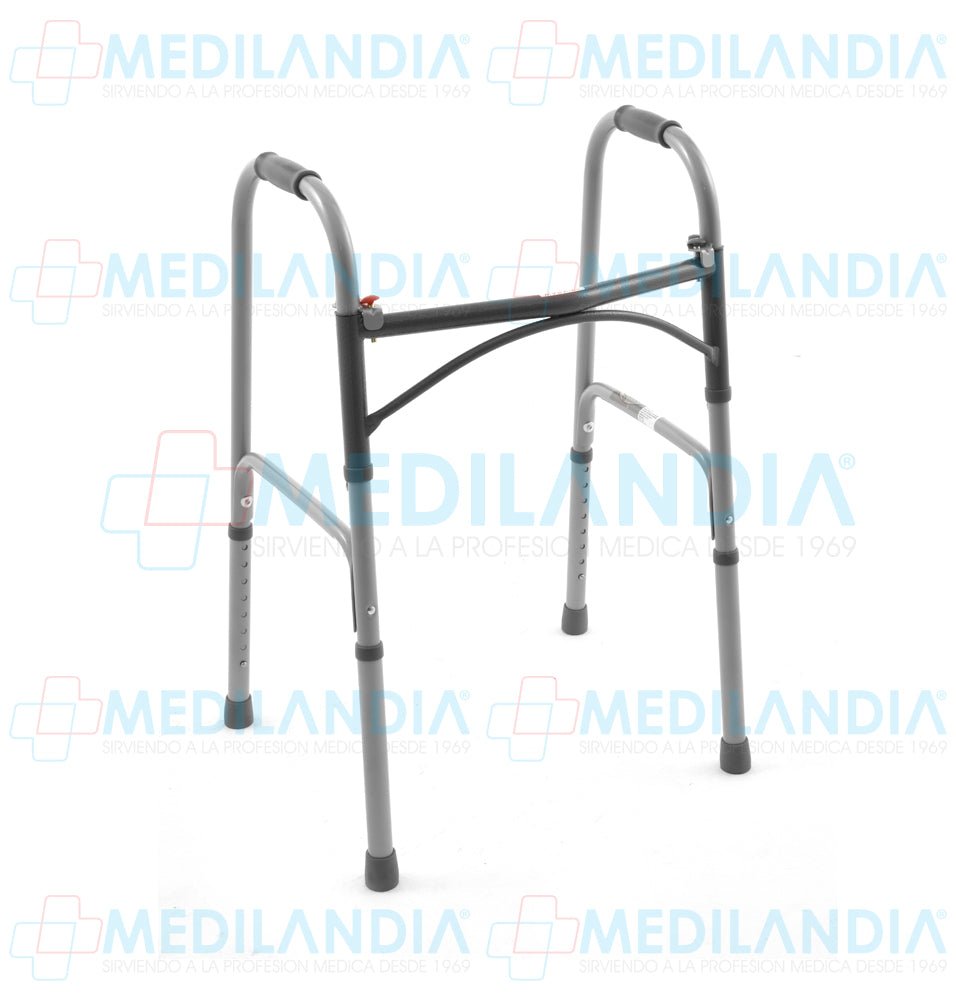 Andadera plegable con 2 botones de aluminio esmaltado - Andadera - SPEEDY - MEDILANDIA | Tienda de productos y equipos médicos de calidad en México | Soluciones profesionales para clínicas, hospitales y consultorios.