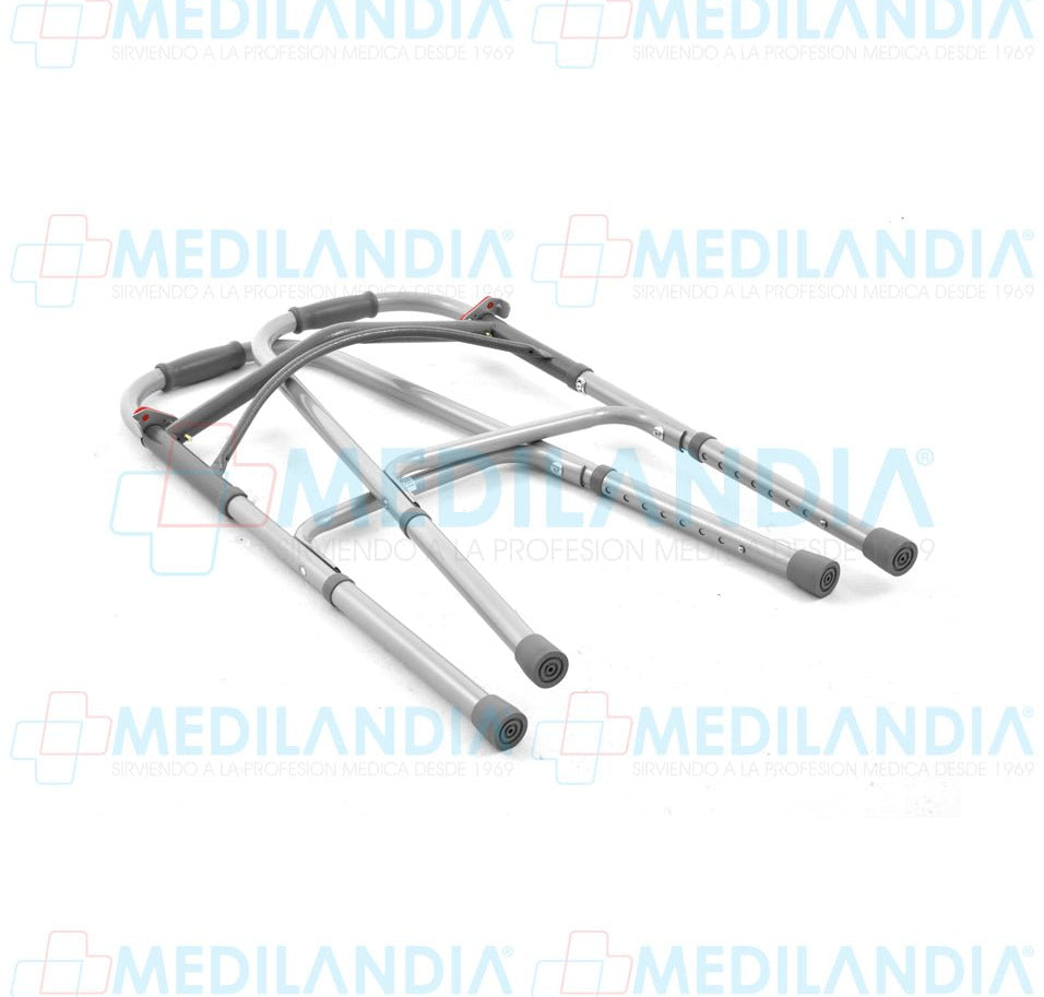 Andadera plegable con 2 botones de aluminio esmaltado - Andadera - SPEEDY - MEDILANDIA | Tienda de productos y equipos médicos de calidad en México | Soluciones profesionales para clínicas, hospitales y consultorios.