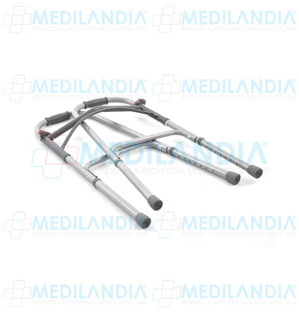 Andadera plegable con 2 botones de aluminio esmaltado - Andadera - SPEEDY - MEDILANDIA | Tienda de productos y equipos médicos de calidad en México | Soluciones profesionales para clínicas, hospitales y consultorios.