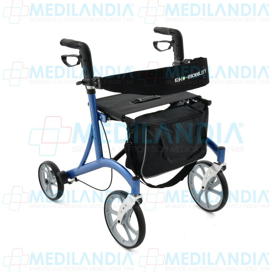 Andadera rollator de aluminio esmaltada deportiva - Andadera rollator - EM - MEDILANDIA | Tienda de productos y equipos médicos de calidad en México | Soluciones profesionales para clínicas, hospitales y consultorios.
