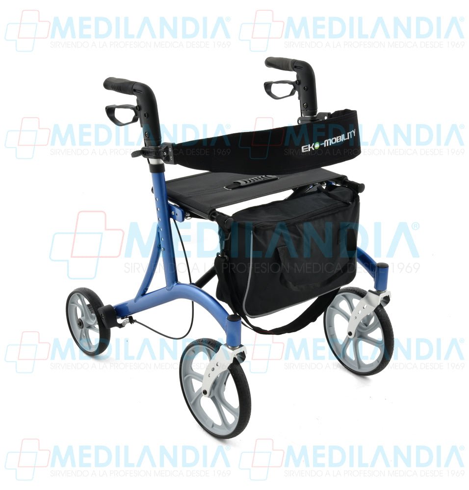 Andadera rollator de aluminio esmaltada deportiva - Andadera rollator - EM - MEDILANDIA | Tienda de productos y equipos médicos de calidad en México | Soluciones profesionales para clínicas, hospitales y consultorios.