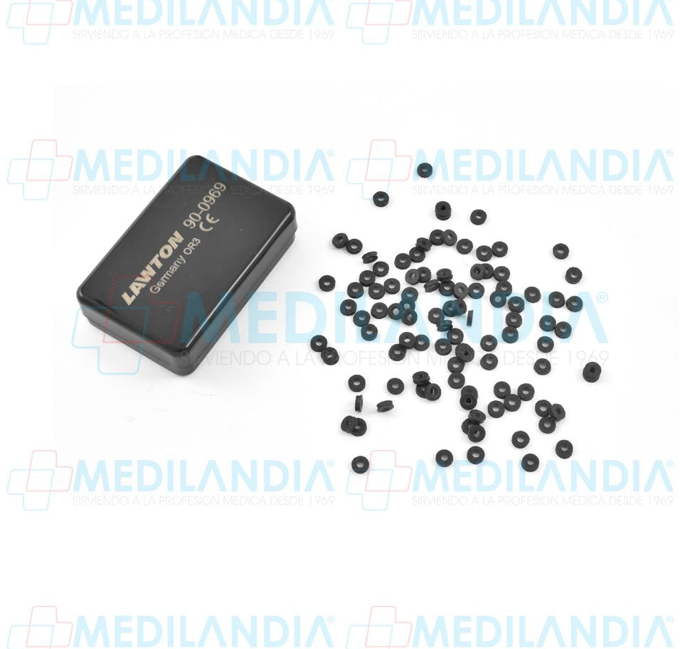Anillos de goma para ligaduras de hemorroides caja de 100 unidades - Ligadura - LAWTON- MEDILANDIA | Tienda de productos y equipos médicos de calidad en México | Soluciones profesionales para clínicas, hospitales y consultorios.