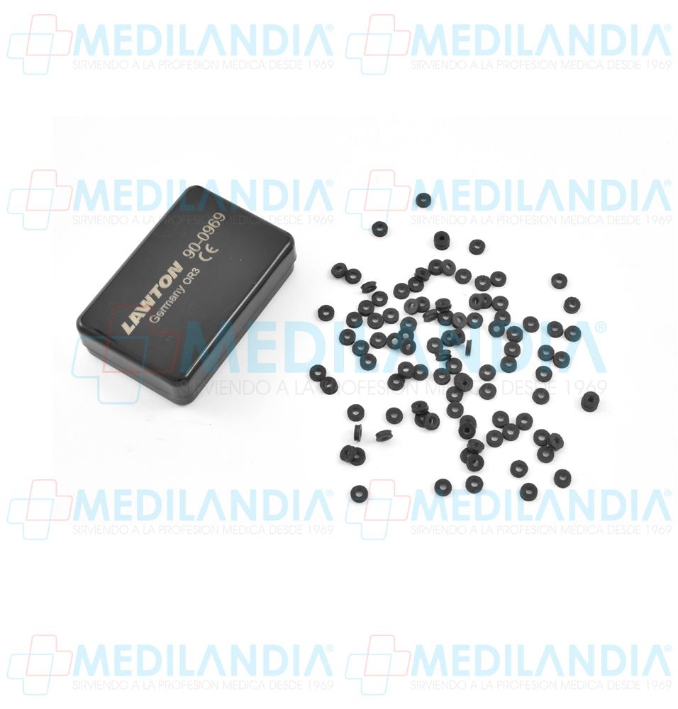 Anillos de goma para ligaduras de hemorroides caja de 100 unidades - Ligadura - LAWTON- MEDILANDIA | Tienda de productos y equipos médicos de calidad en México | Soluciones profesionales para clínicas, hospitales y consultorios.