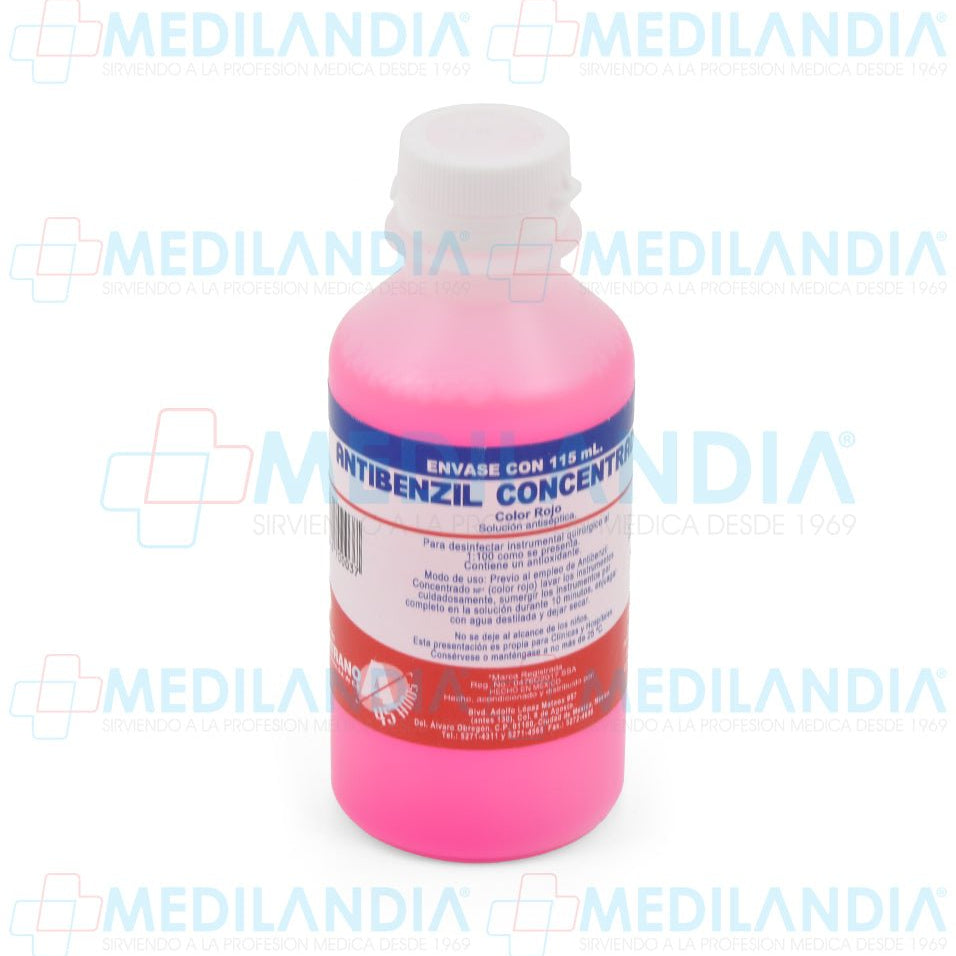Antibenzil concentrado rojo NF - Antibenzil concentrado - ALTAMIRANO - MEDILANDIA | Tienda de productos y equipos médicos de calidad en México | Soluciones profesionales para clínicas, hospitales y consultorios.