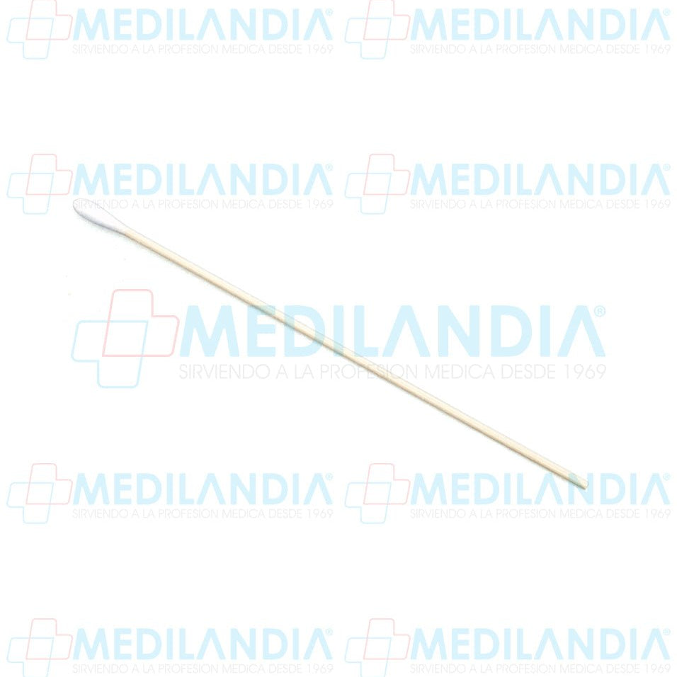 Aplicador de madera de 15 cm con punta de algodón - Aplicador de madera - AMBIDERM - MEDILANDIA | Tienda de productos y equipos médicos de calidad en México | Soluciones profesionales para clínicas, hospitales y consultorios.