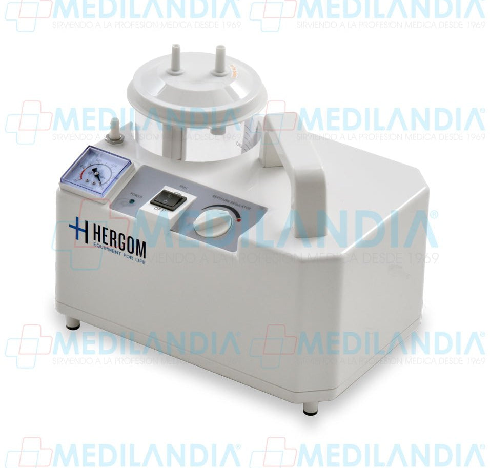 Aspirador para flemas y secreciones portátil de 18 litros x minuto - Aspirador - HERGOM - MEDILANDIA | Tienda de productos médicos