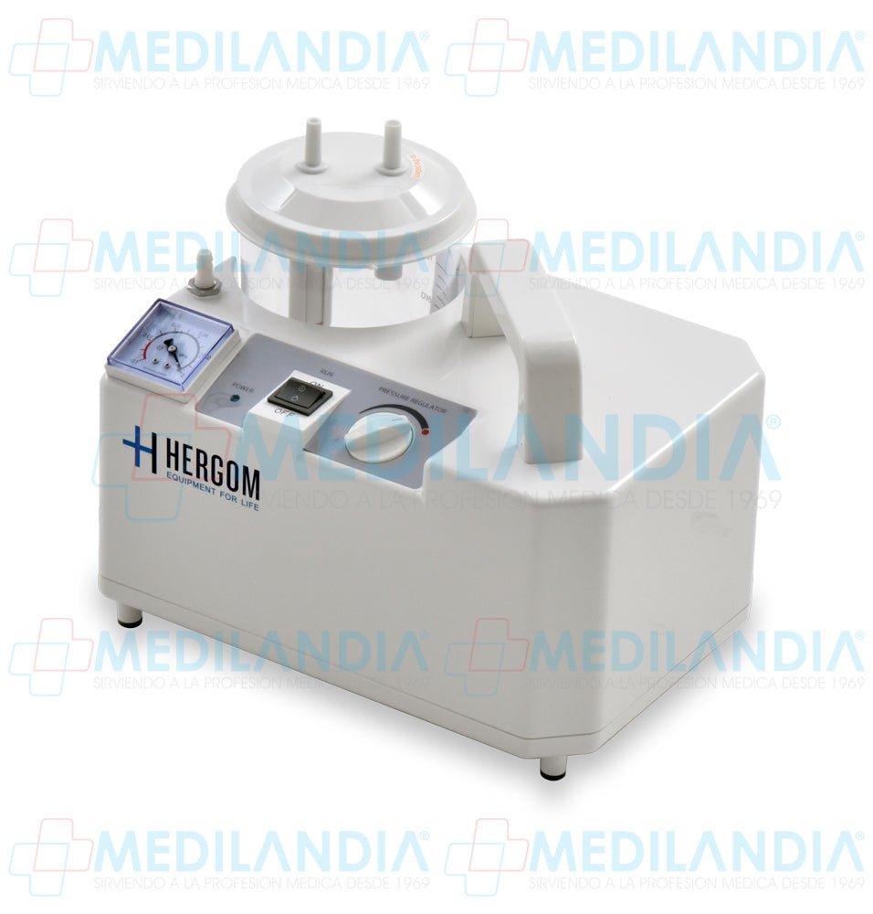 Aspirador para flemas y secreciones portátil de 18 litros x minuto - Aspirador - HERGOM - MEDILANDIA | Tienda de productos médicos