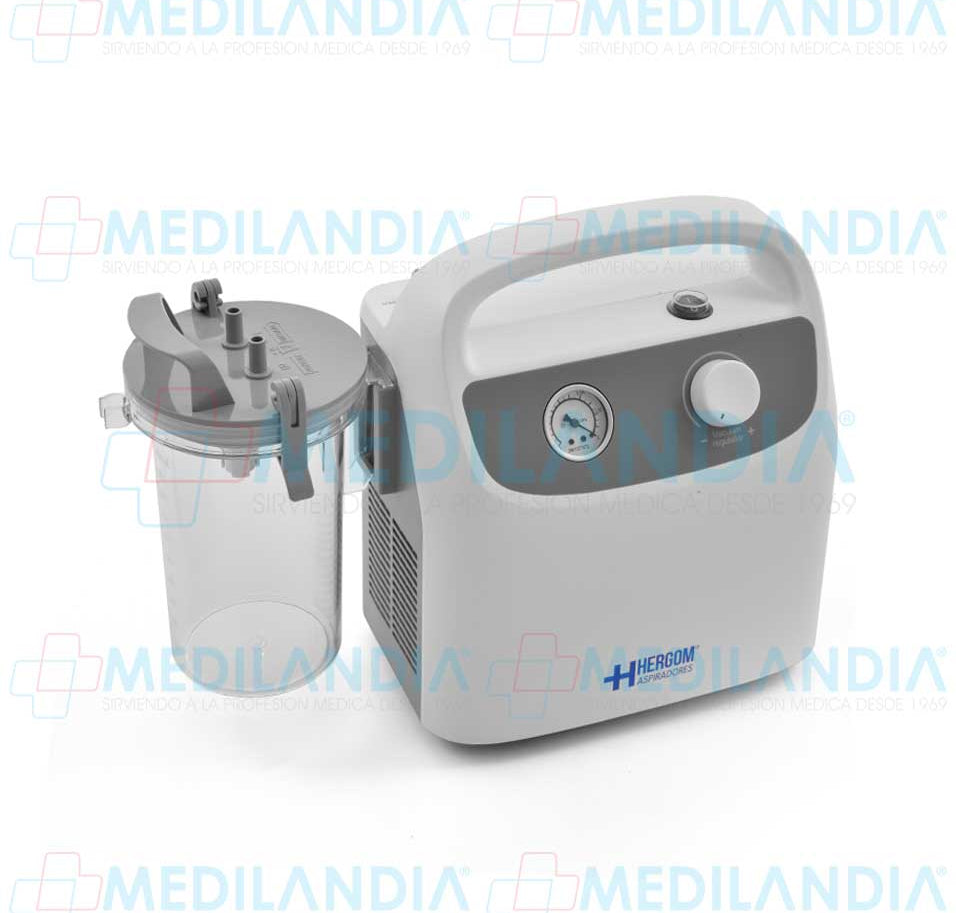 Aspirador portátil de 28 lts/min - Aspirador - HERGOM - MEDILANDIA | Tienda de productos y equipos médicos de calidad en México | Soluciones profesionales para clínicas, hospitales y consultorios.