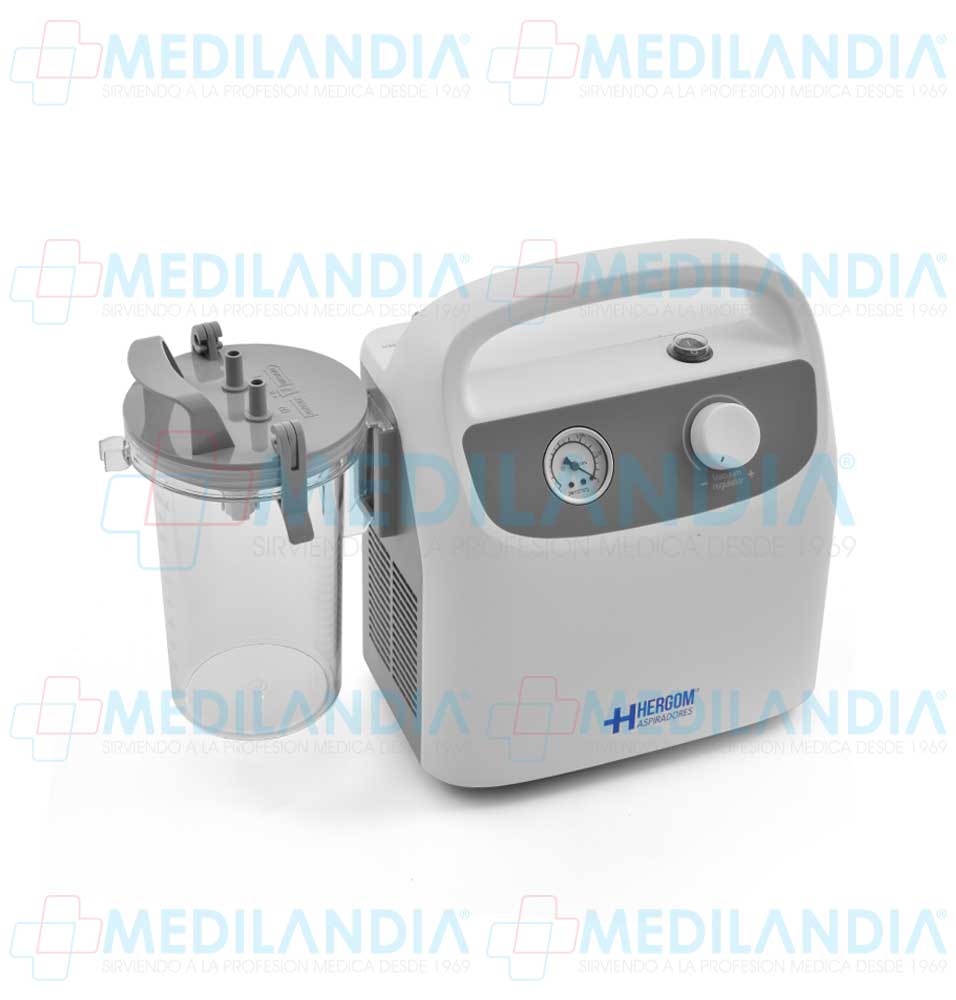 Aspirador portátil de 28 lts/min - Aspirador - HERGOM - MEDILANDIA | Tienda de productos y equipos médicos de calidad en México | Soluciones profesionales para clínicas, hospitales y consultorios.