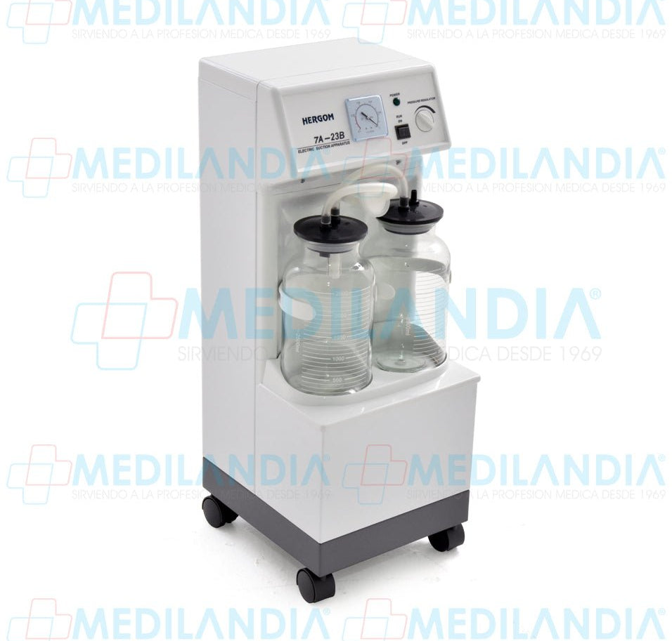 Aspirador quirúrgico para flemas y secreciones de 20 litros x minuto - Aspirador - HERGOM - MEDILANDIA | Tienda de productos médicos