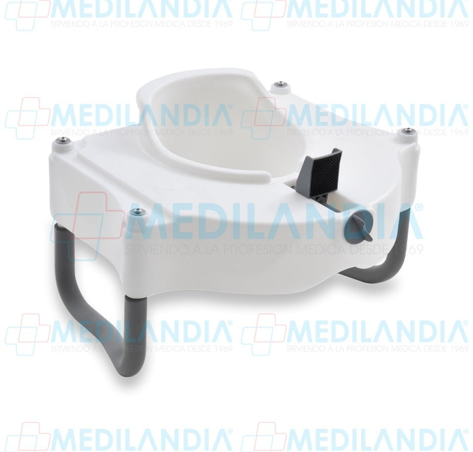 Aumento de altura para baño (WC) con agarraderas fijas - Aumento WC - OA - MEDILANDIA | Tienda de productos médicos