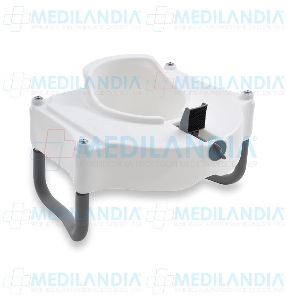 Aumento de altura para baño (WC) con agarraderas fijas - Aumento WC - OA - MEDILANDIA | Tienda de productos médicos