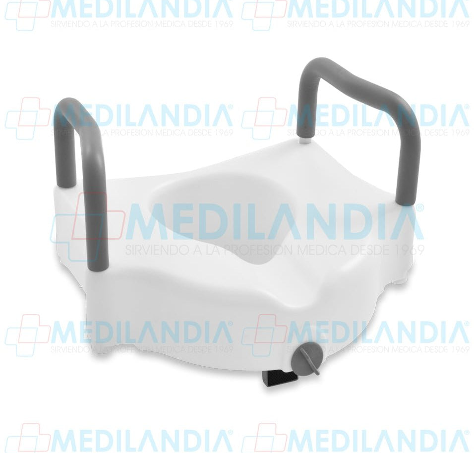 Aumento de altura para baño (WC) con agarraderas fijas - Aumento WC - OA - MEDILANDIA | Tienda de productos médicos