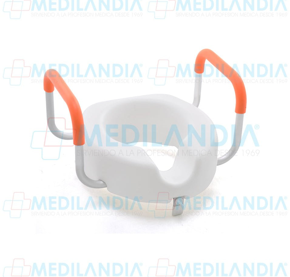 Aumento para baño con agarraderas - Aumento WC - COMPANION - MEDILANDIA | Tienda de productos y equipos médicos de calidad en México | Soluciones profesionales para clínicas, hospitales y consultorios.