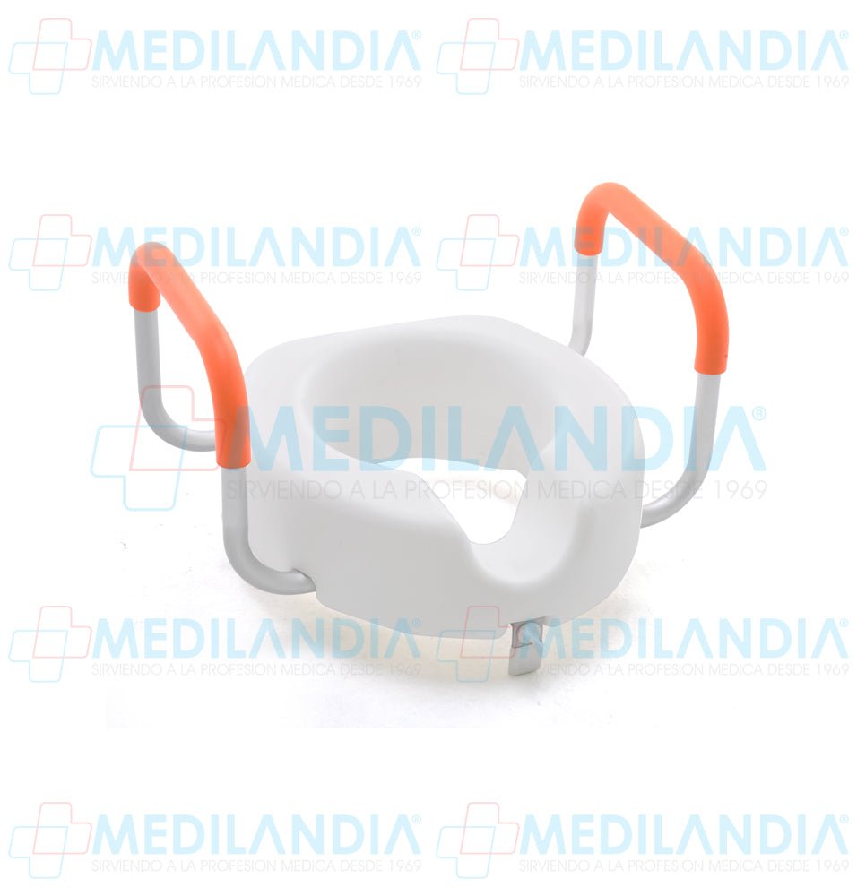 Aumento para baño con agarraderas - Aumento WC - COMPANION - MEDILANDIA | Tienda de productos y equipos médicos de calidad en México | Soluciones profesionales para clínicas, hospitales y consultorios.
