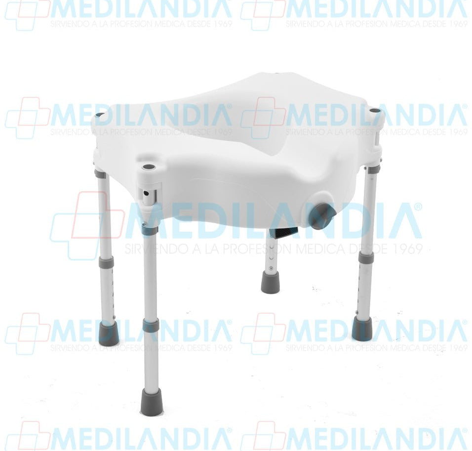 Aumento para WC con descansabrazo y soporte - Aumento WC - EM - MEDILANDIA | Tienda de productos y equipos médicos de calidad en México | Soluciones profesionales para clínicas, hospitales y consultorios.