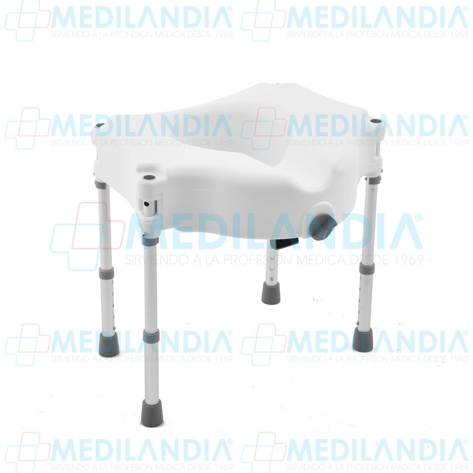 Aumento para WC con descansabrazo y soporte - Aumento WC - EM - MEDILANDIA | Tienda de productos y equipos médicos de calidad en México | Soluciones profesionales para clínicas, hospitales y consultorios.