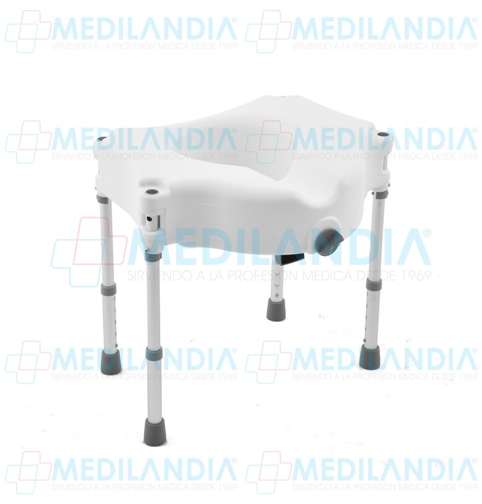 Aumento para WC con descansabrazo y soporte - Aumento WC - EM - MEDILANDIA | Tienda de productos y equipos médicos de calidad en México | Soluciones profesionales para clínicas, hospitales y consultorios.