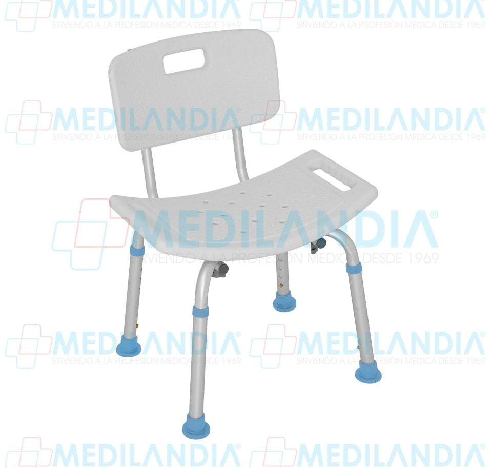 Banca para ducha con respaldo - Banco para ducha - XONIT AQUA - MEDILANDIA | Tienda de productos médicos
