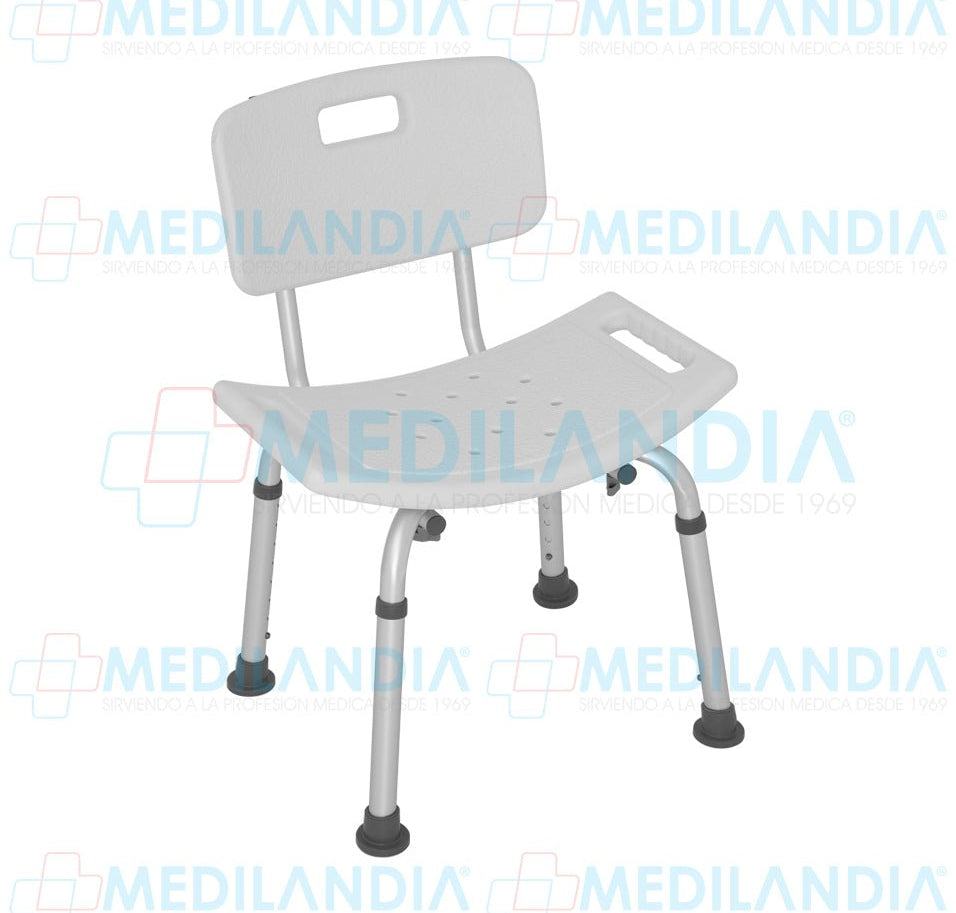 Banca para ducha con respaldo - Banco para ducha - XONIT AQUA - MEDILANDIA | Tienda de productos médicos