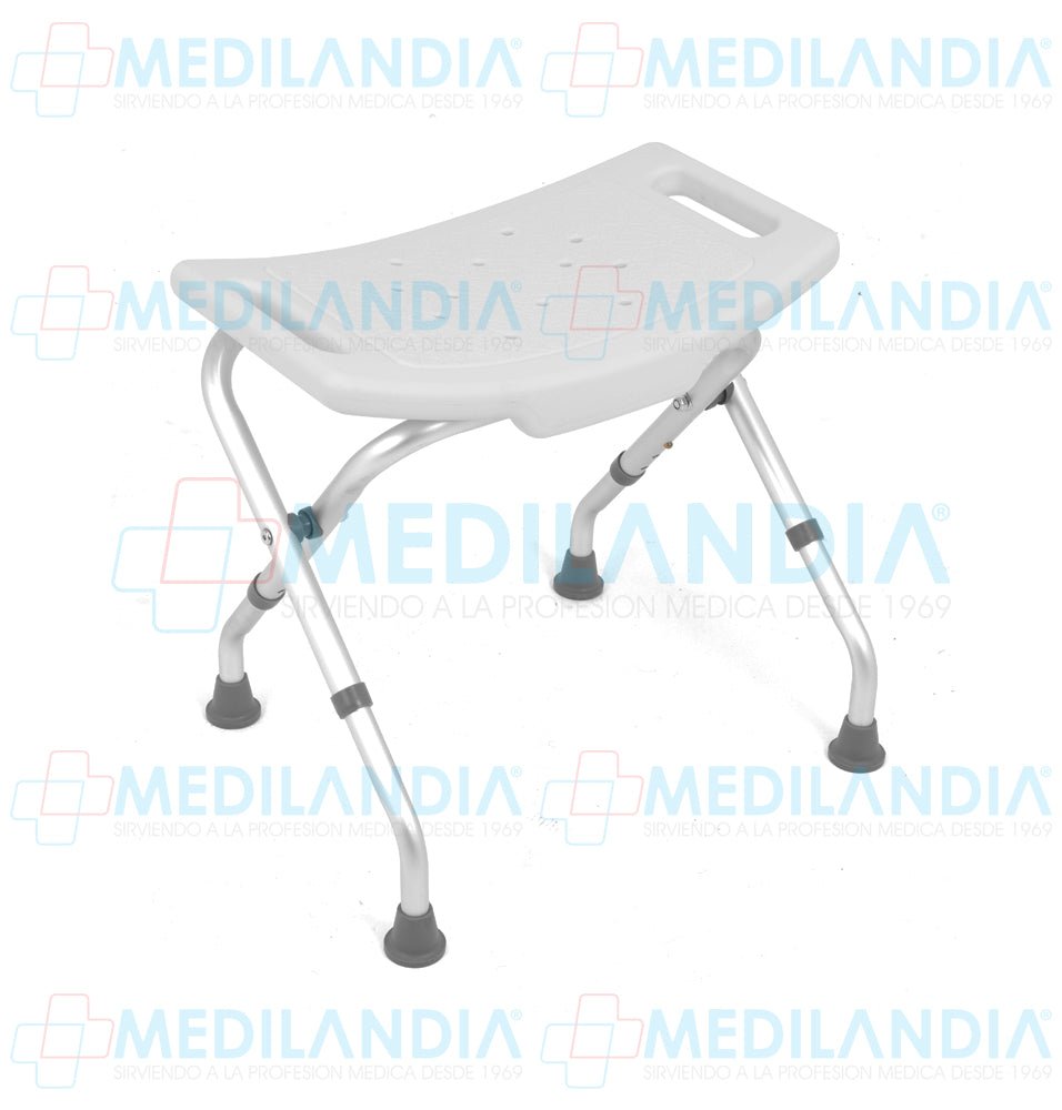 Banca para ducha plegable sin respaldo - Banco para ducha - 2CARE - MEDILANDIA | Tienda de productos médicos