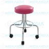 Banco giratorio con ruedas, asiento tapizado - Banco giratorio - MEDILANDIA - MEDILANDIA | Tienda de productos médicos