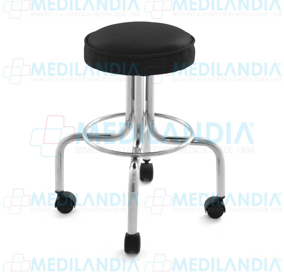 Banco giratorio con ruedas, asiento tapizado - Banco giratorio - MEDILANDIA - MEDILANDIA | Tienda de productos médicos